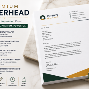 premium letterhead printing