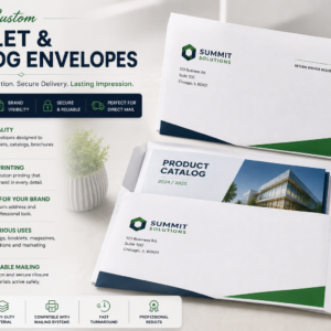 custom booklet & catalog envelopes